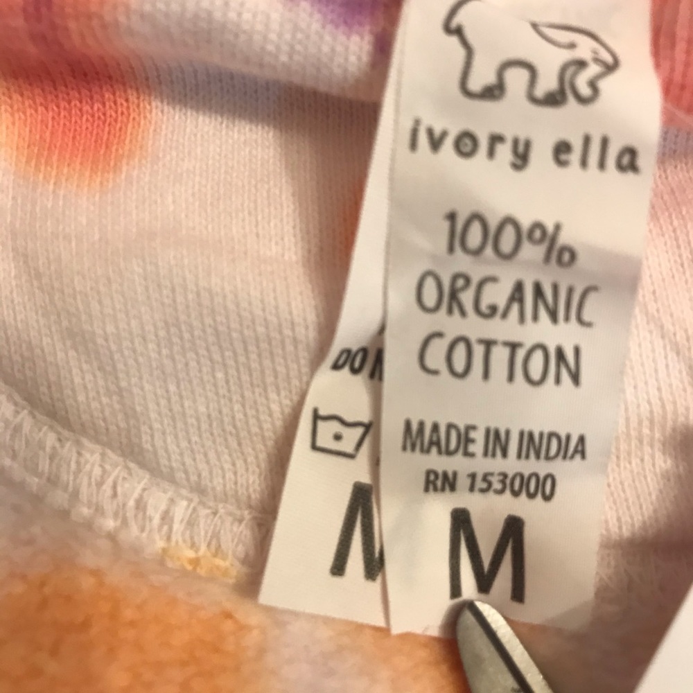 PRICE FIRM BNWT Ivory Ella Sunset Tie Dye Medium GREAT HOODIE! FINAL PRICE - Picture 11 of 13